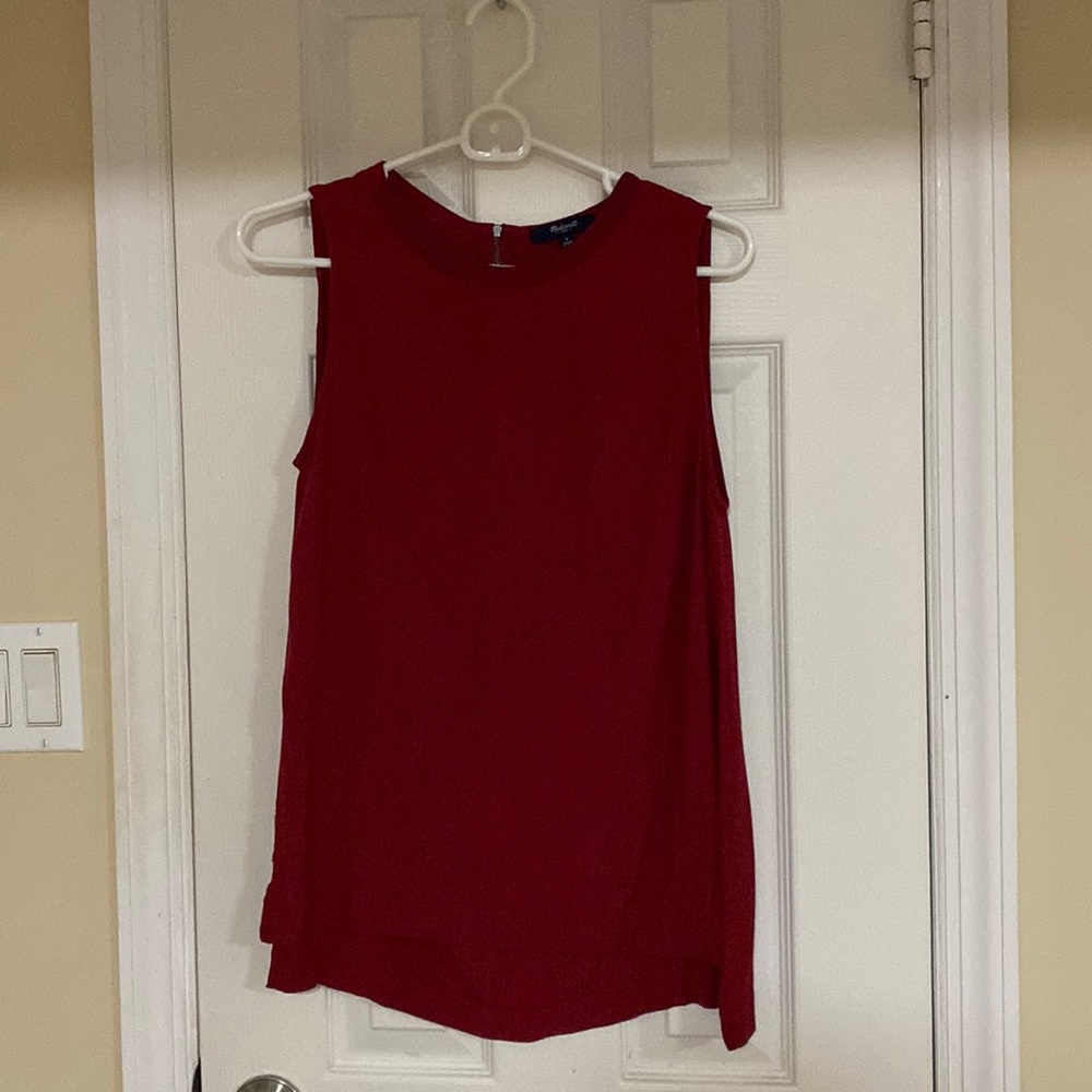 Madewell Tank with back zipper